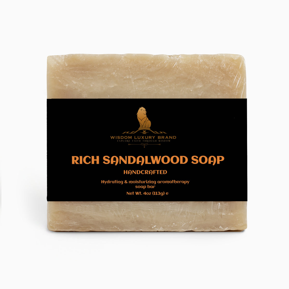 Rich Sandalwood Soap | Organic Shea Butter & Olive Oil | Luxury Skin Bar