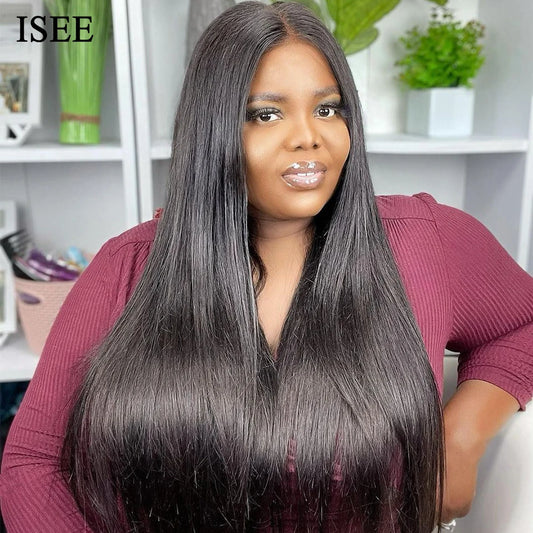 13x6 HD Lace Frontal Wig – Malaysian Virgin Hair, Bone Straight, Pre-Plucked