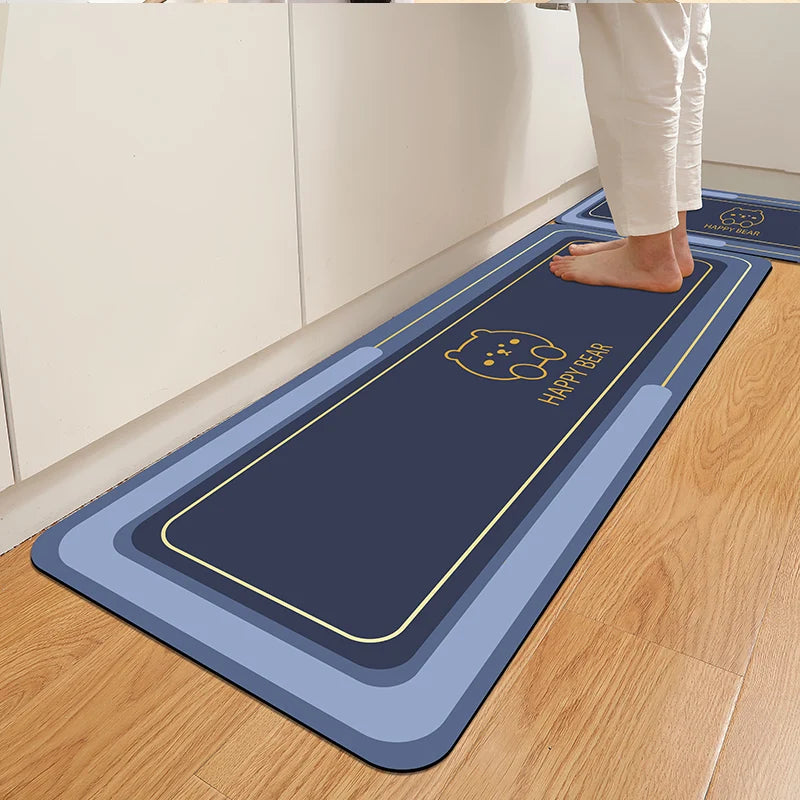 VIKAMA Diatomite Rugs Carpet For Bath Rugs For Kitchen Kitchen Floor Mat Rugs For Bathroom Diatomite Mat Kitchen Mat