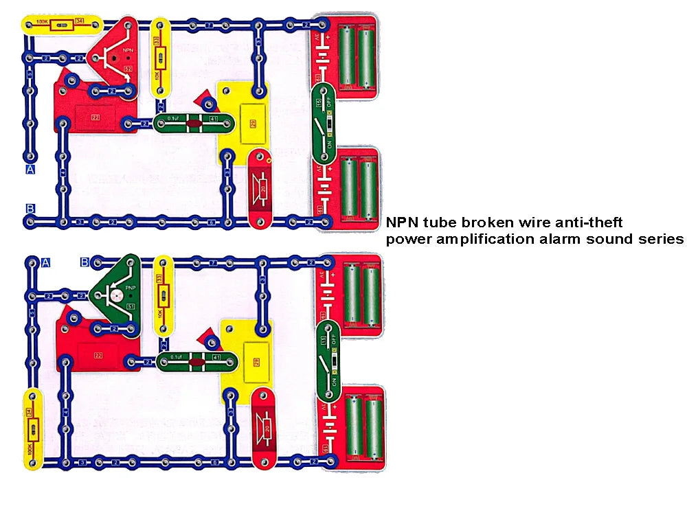 Circuit Electronic Exploration Toys for Kids tecnología Physic Education Learning Children Stem Toys Gifts Science Kits For Kids