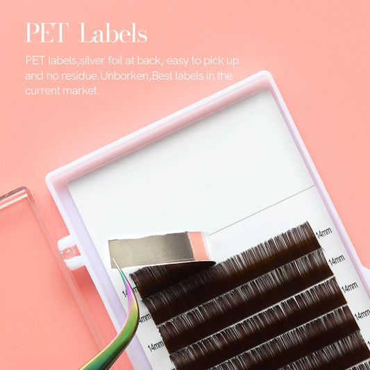 H&L SINCE 1990 12 Rowsblack brown eyelashes, double pointed eyelashes makeup tool, professional false eyelashes