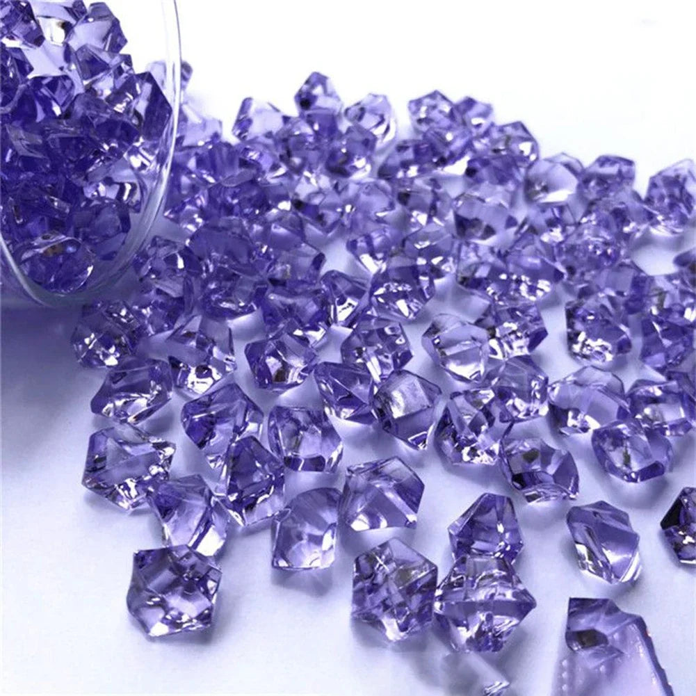 Crystals Plastic Gems Home and Decoration Ice Particles Colored Stones Children's Jewelry Crystal Diamond Toys Crafts