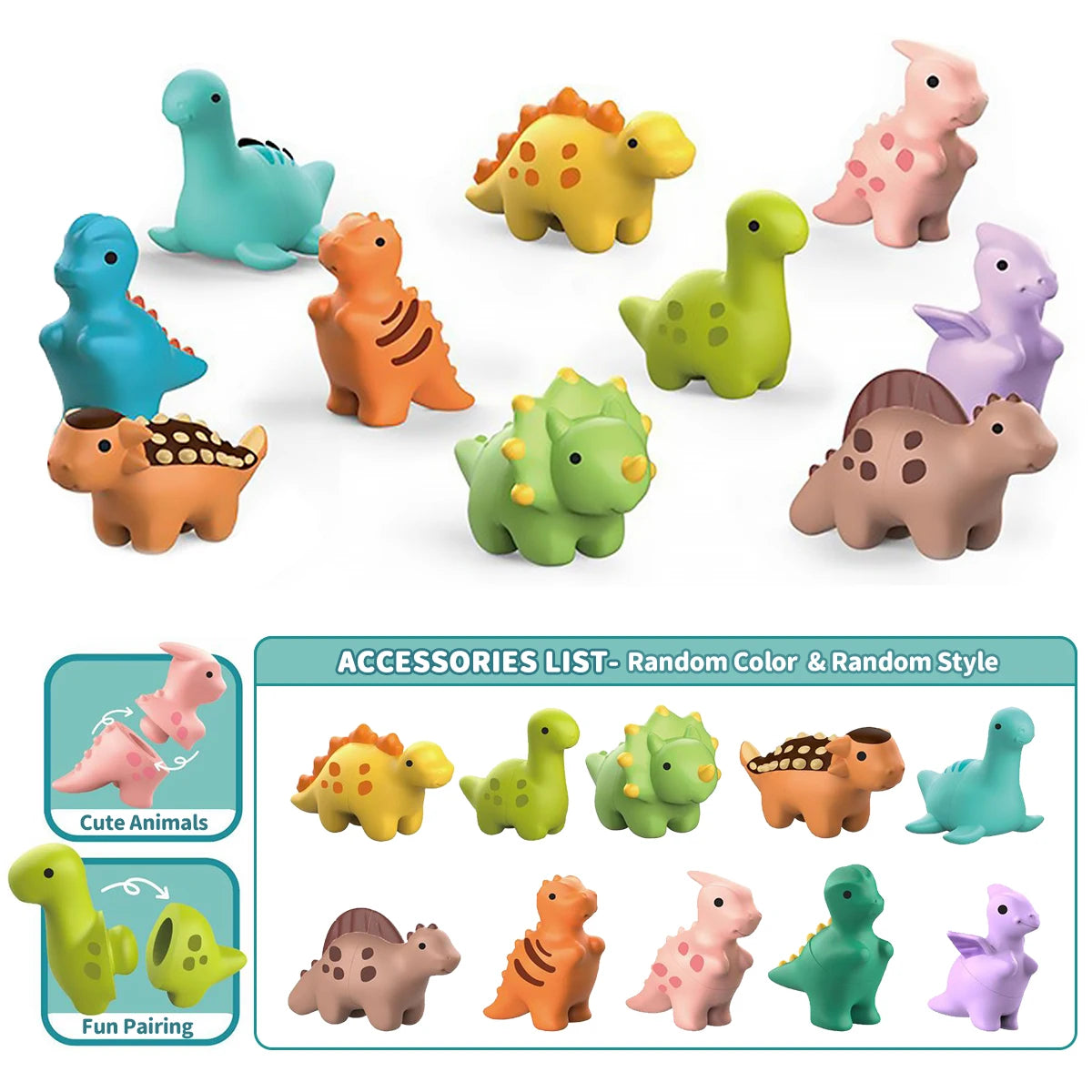 Montessori animal Matching Game Toys,Enhance imagination and color recognition ability,Training Educational block game toy gift
