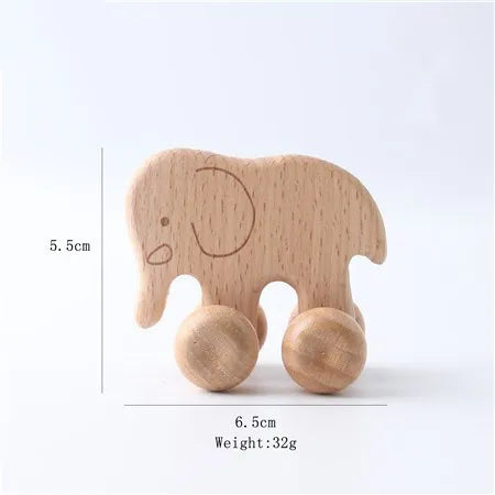 Wooden Cars Toys Maple Diy Crafts for Students Home Activities Montessori Grasping Teething Toy Newborn Birthday Gift Wood Block