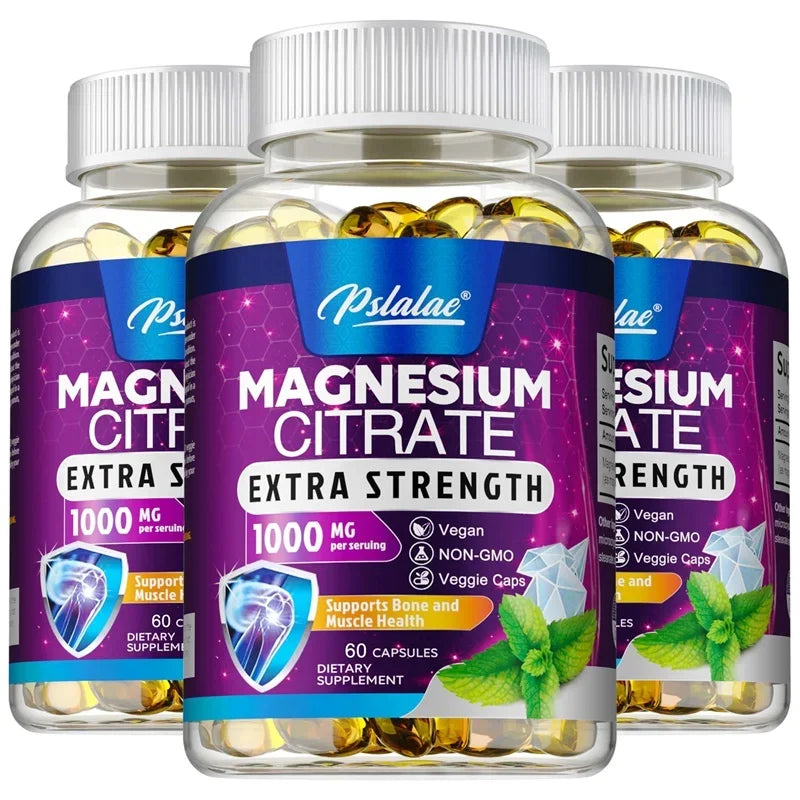 Magnesium Citrate - Supports Digestive Health, Muscle, Nerve, Bone and Heart Health