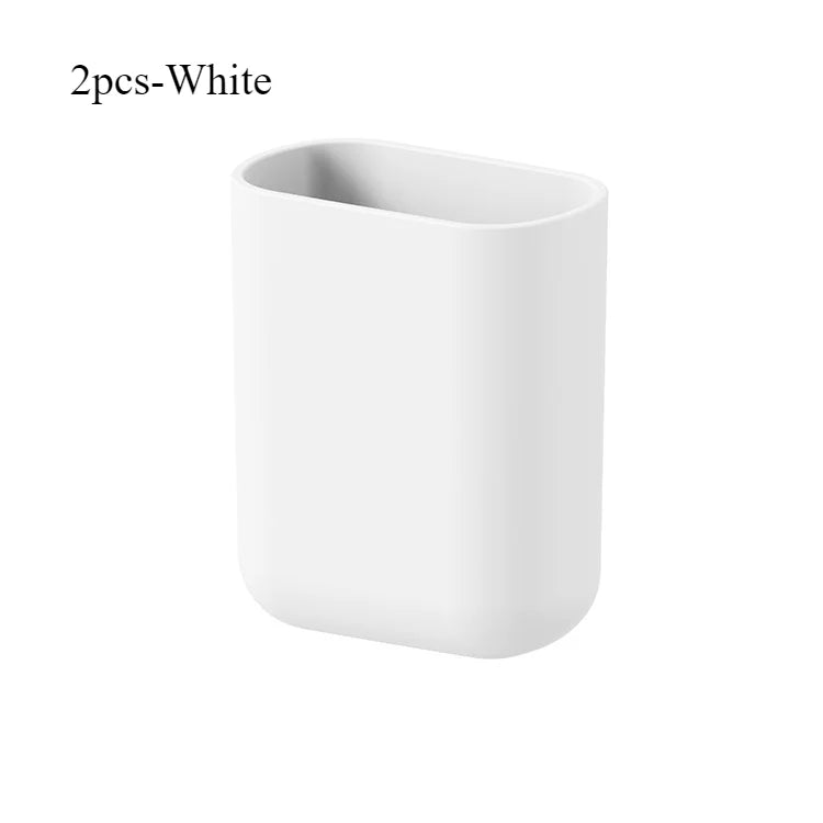 Bathroom waterproof wall-mounted toothbrush holder without punch Comb makeup brush plastic case household items