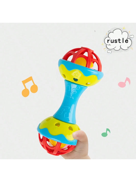 Double-Headed Handheld Rattle – Random Color