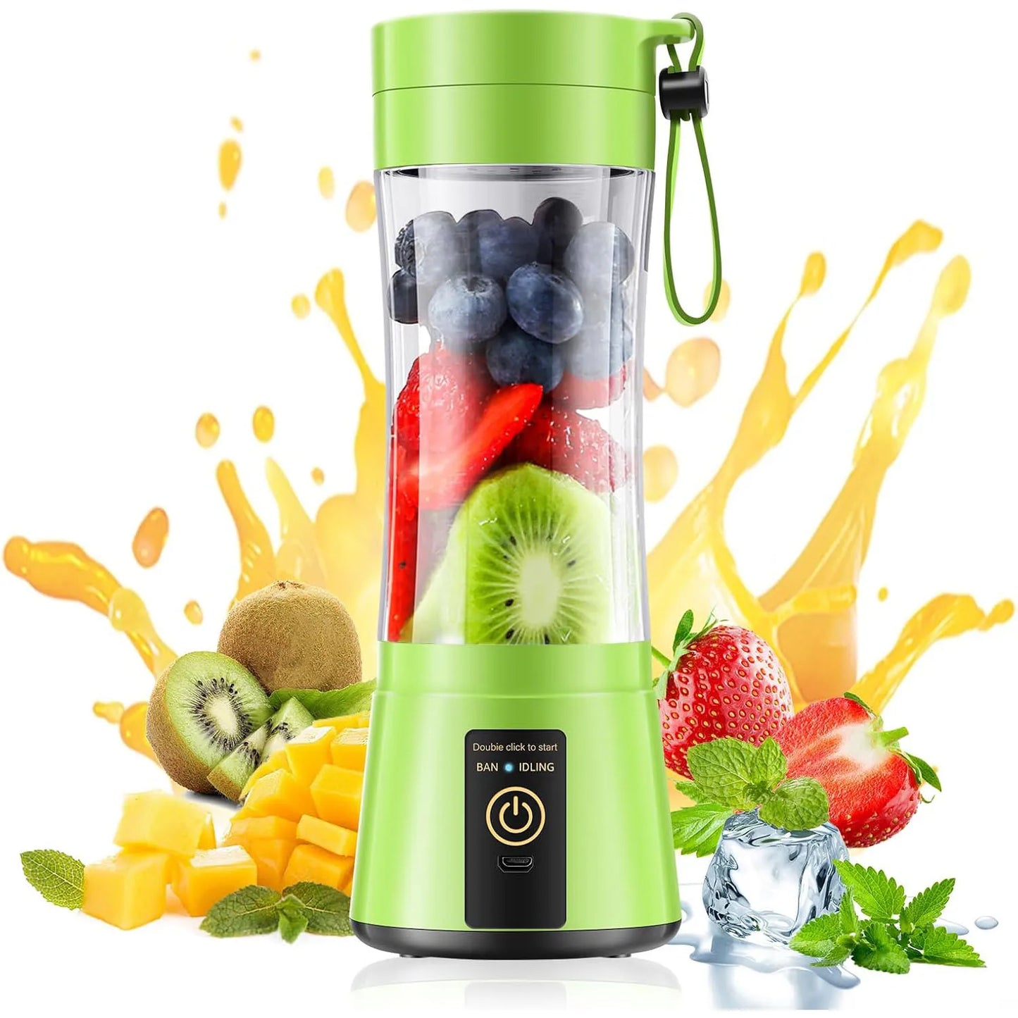 Electric Juicer Mini Portable Blender Fruit Mixers Fruit Extractors Multifunction Juice Maker Machine Blender Smoothies Mixer