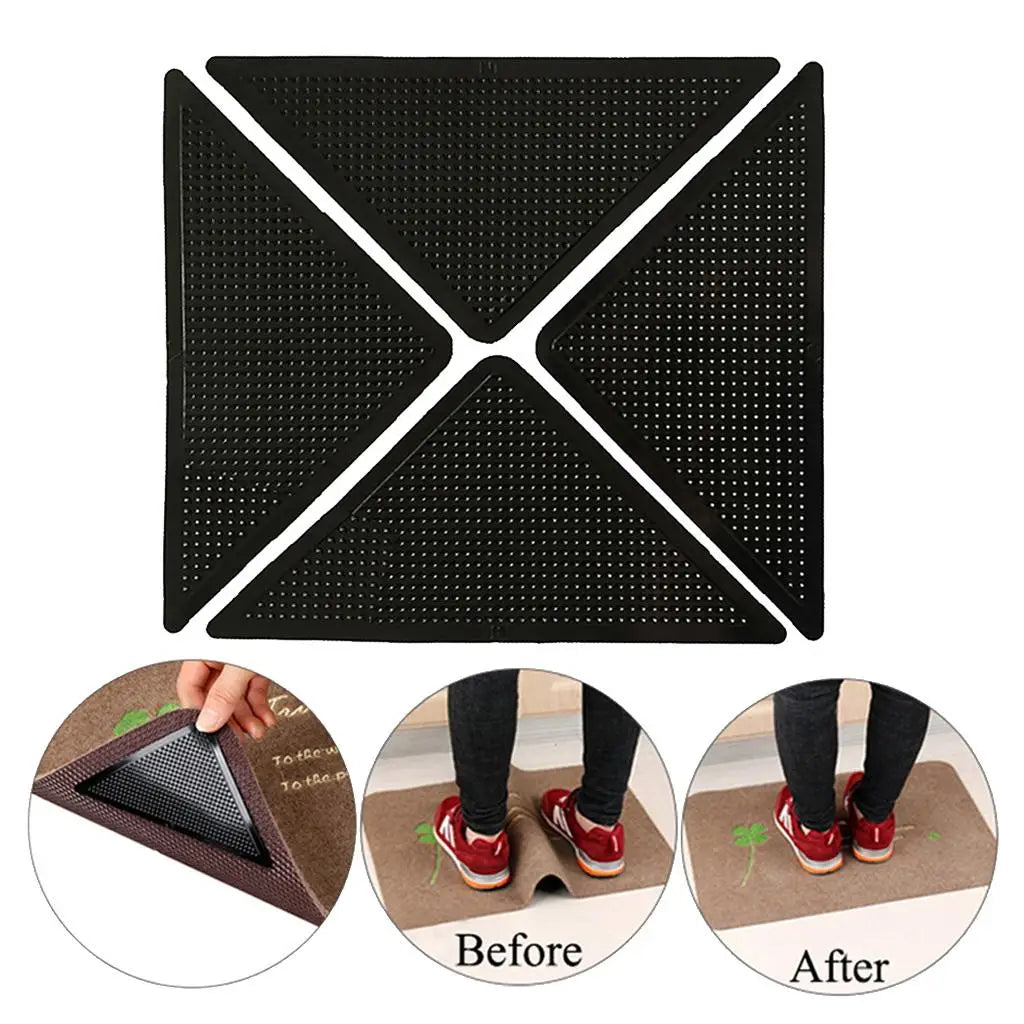 Rug Grippers for Hardwood Floors,Anti Slip Rug Grippers Removable Eco-Friendly Carpet Gripper for Tile Floors,Carpets,Floor Mats