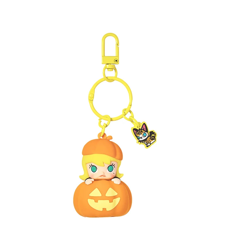 POP MART Happy Halloween Party Series - Luminous Pumpkin Pendant Molly Labubu Dimoo
