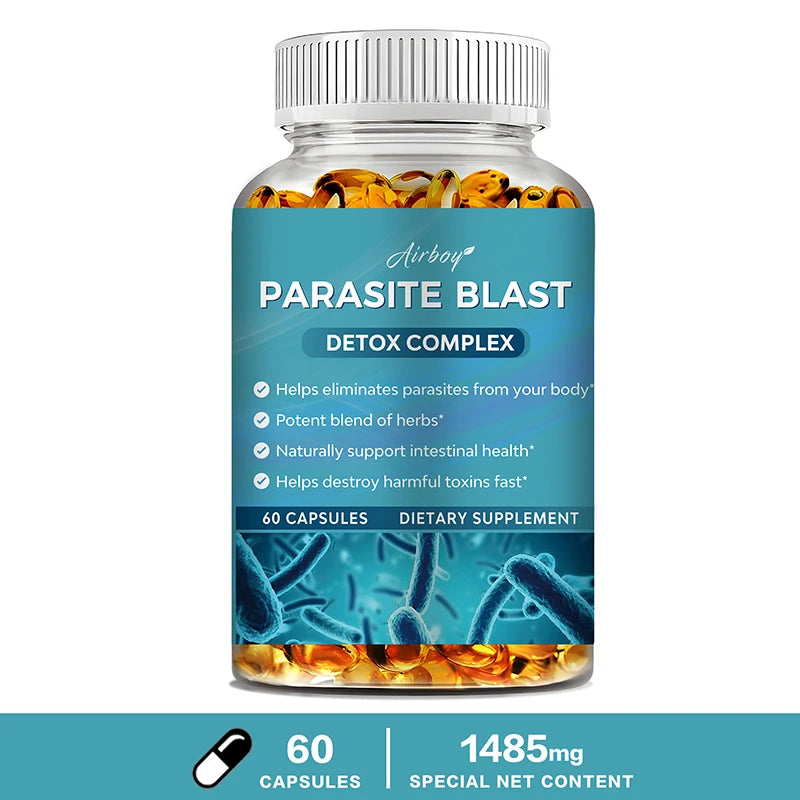 Parasite Blast - Bowel Cleansing Supplement, Digestive Health, Immune Health, Parasite Removal
