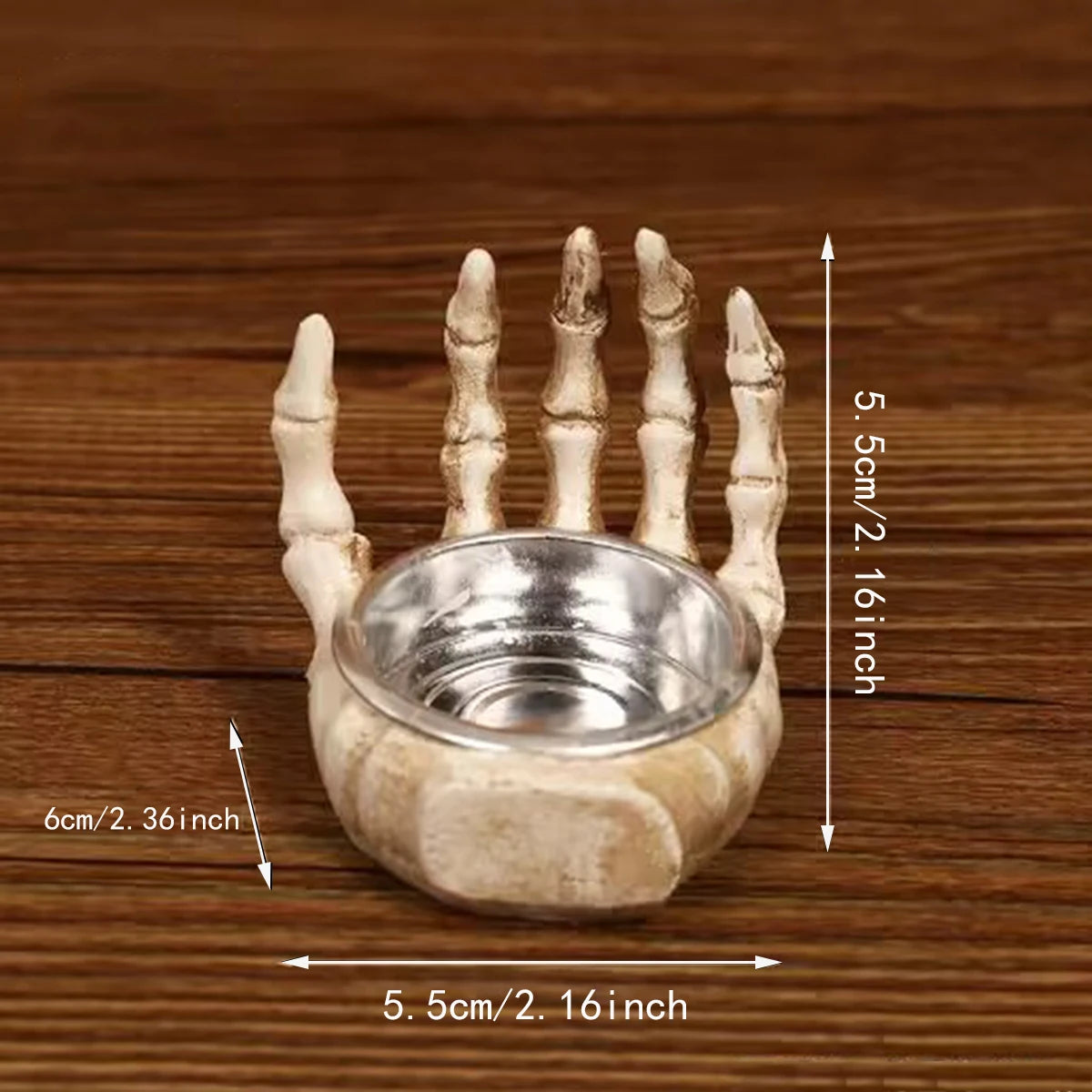 1pc Antique Skull Incense Burner,Halloween Skull Candlestick,Halloween Room Decor Goth, Home Decor, Room Deco