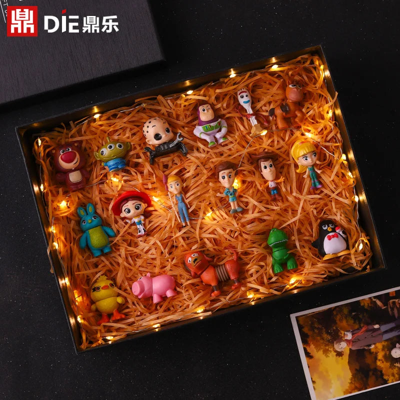 Full set of dolls toys Story Buss Light Years Woody Handmade Dolls ornaments Blind Boxes to send children birthday gifts