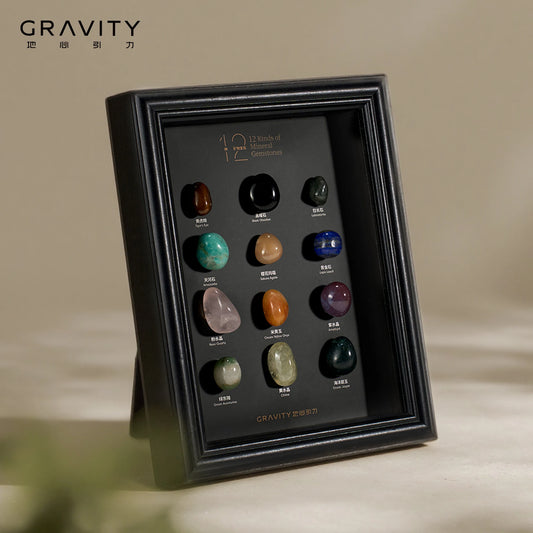 Gravity 12Crystal Mineral Specimen Photo Frame Desktop DecorationsUnique Gift High-end Crystalrock Collection