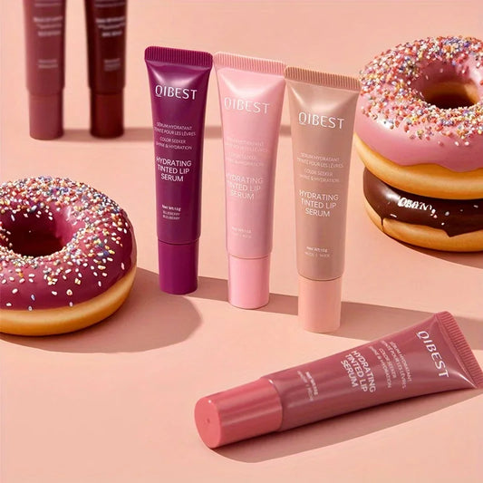 Colored lip gloss, liquid hydrating and moisturizing, light and shiny lip balm, water gloss lip glaze moisturizing lip milk.