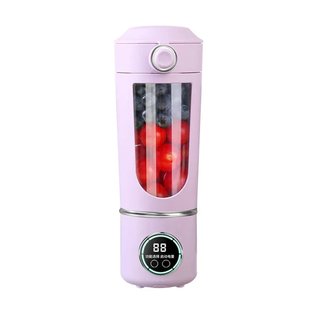 Stainless Steel Electric Blenders 700ml Juice Maker Blender 12 Leaves Strong BPA-free Smoothies/Ice Fruits/Nuts Blender Bottle