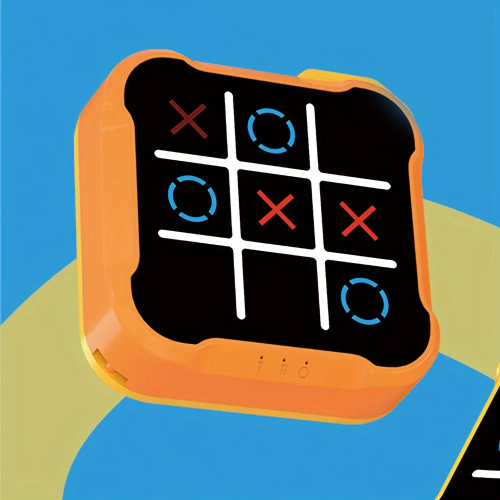Portable Tic Tac Toe Game Console Handheld Electronic Puzzle For All Ages Travel Toys With Memory Training Montessori Kids Gifts