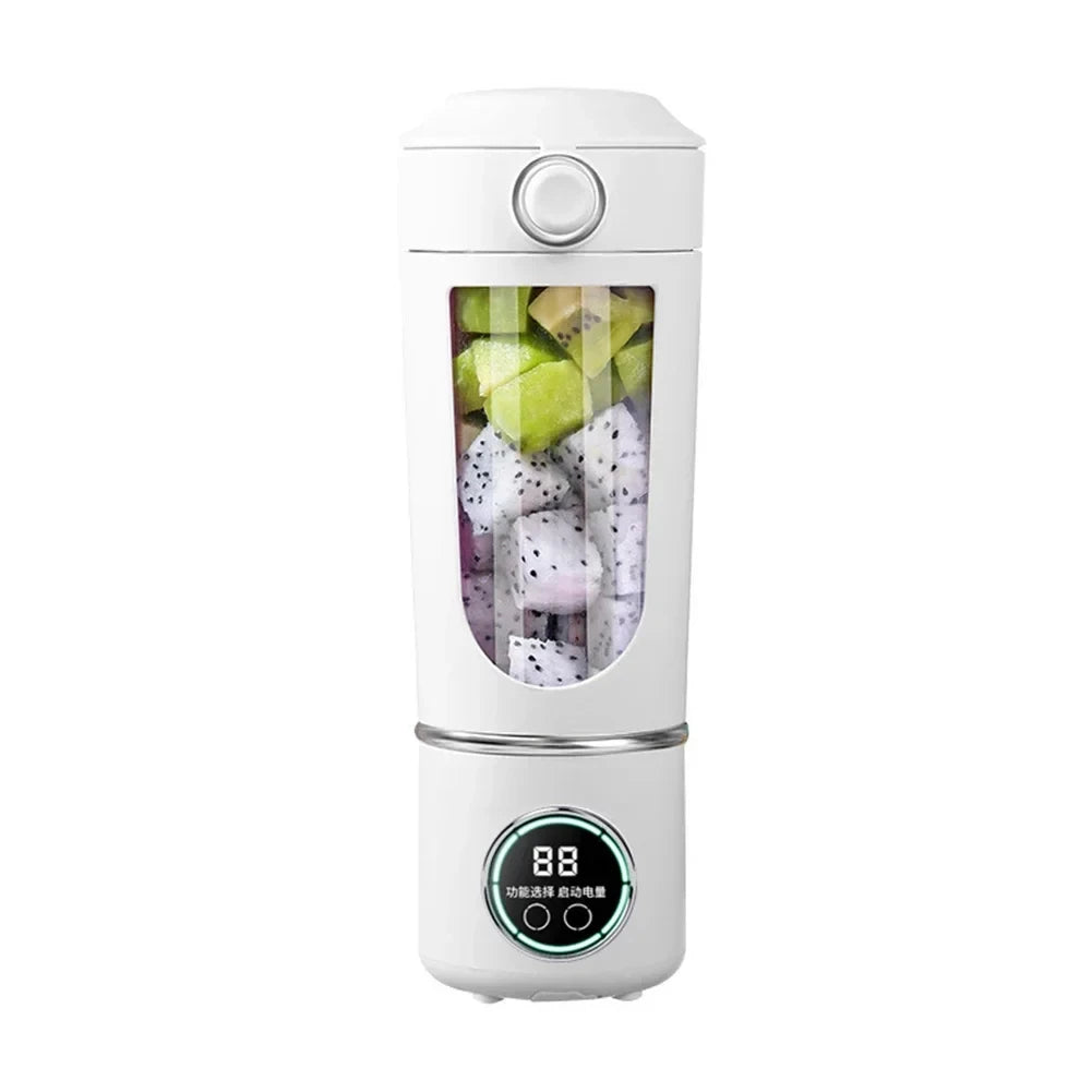 Stainless Steel Electric Blenders 700ml Juice Maker Blender 12 Leaves Strong BPA-free Smoothies/Ice Fruits/Nuts Blender Bottle