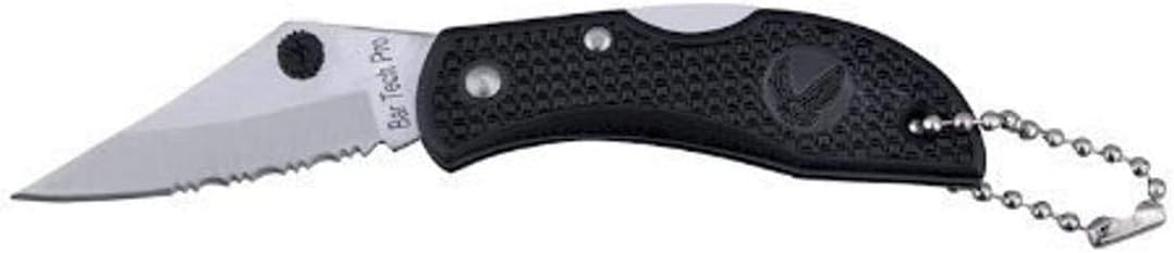 Set of 10 Keychain Knives - Stainless Steel Half-Serrated Blade