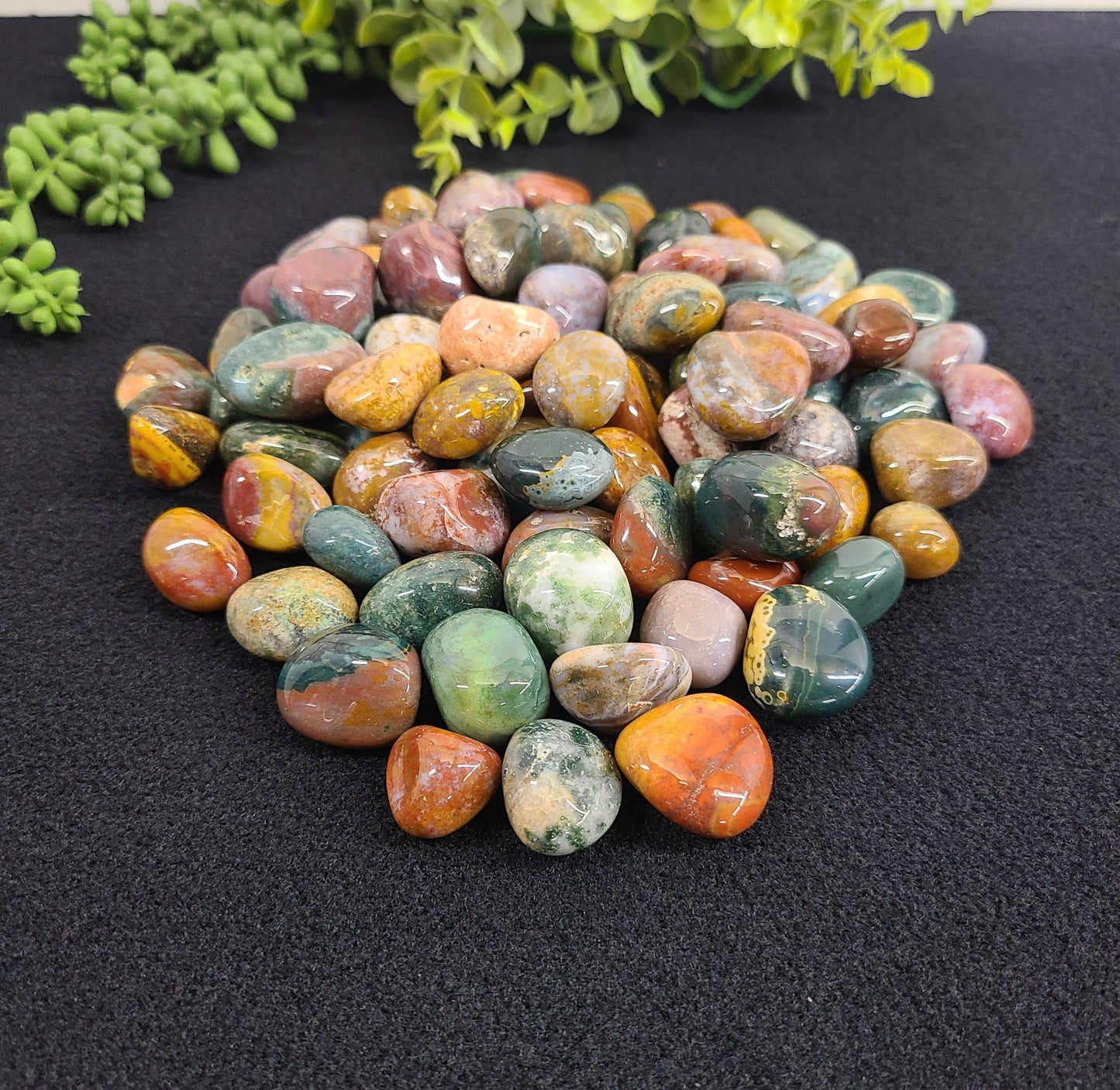 Ocean Jasper Tumbled Stone (0.5kg/1.1lbs) 20-25mm