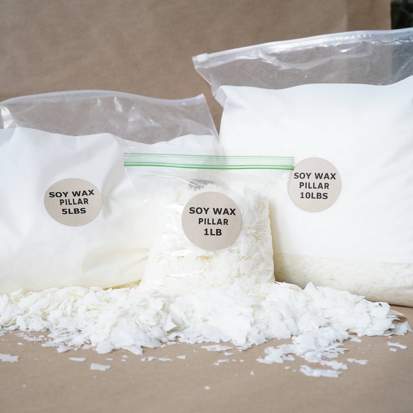 Pillar Soy Wax - For pillars, molds, melts, and tarts