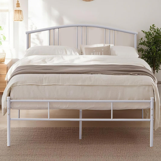 14-Inch Metal Platform Bed Frame with Headboard & Footboard | Full