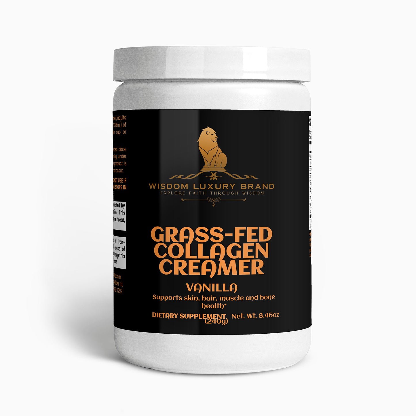 Grass-Fed Collagen Creamer (Vanilla)