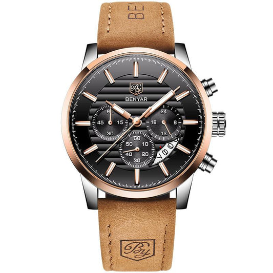 High Quality Fashion Leather Band Watch For Men