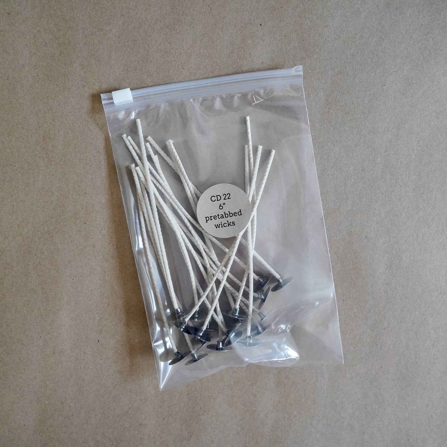 CD 22, 6" Candle Wicks