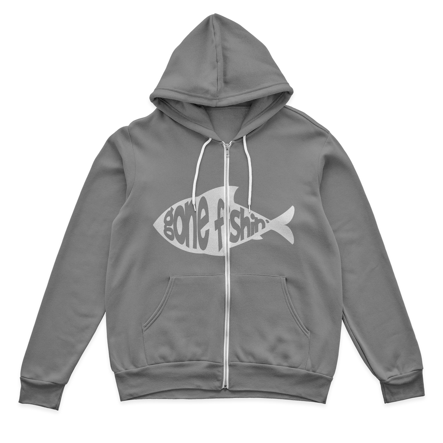 Gone Fishing v3 Zip Hoodie