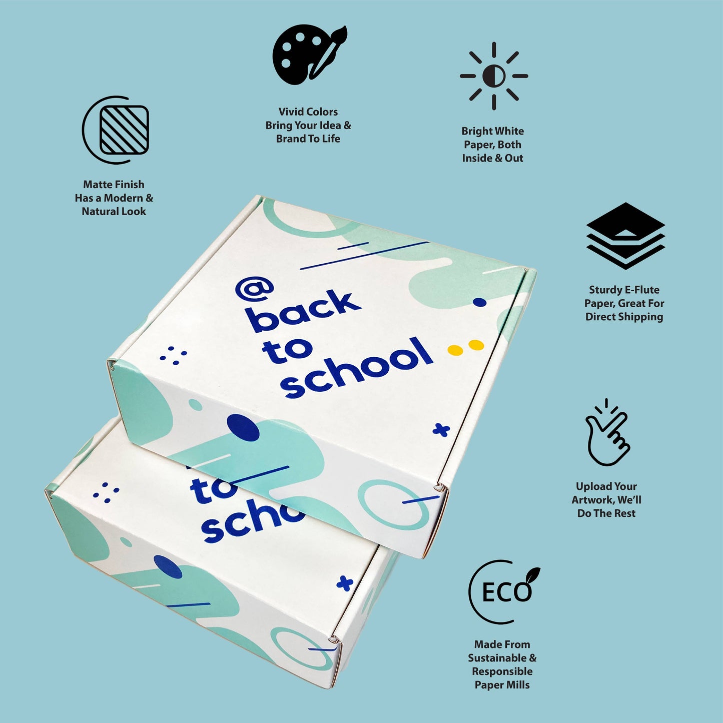 Box Design With Logo Print (Pack Of 25 Boxes)