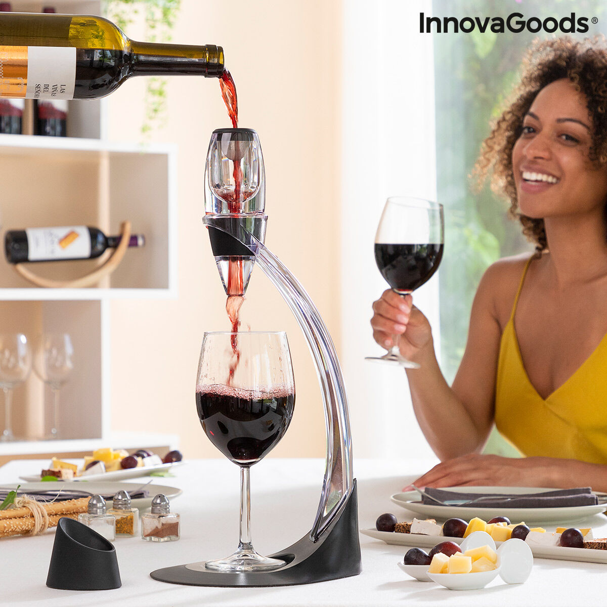 Professional Wine Aerator with Tower Stand and Non-Drip Base Winair