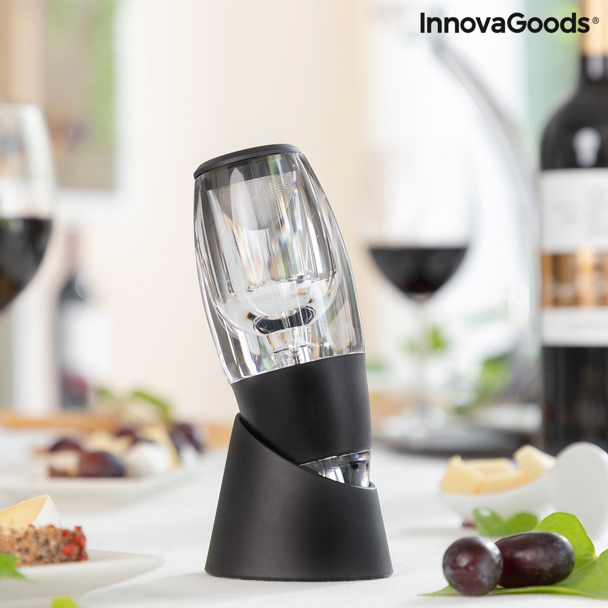 Professional Wine Aerator with Tower Stand and Non-Drip Base Winair