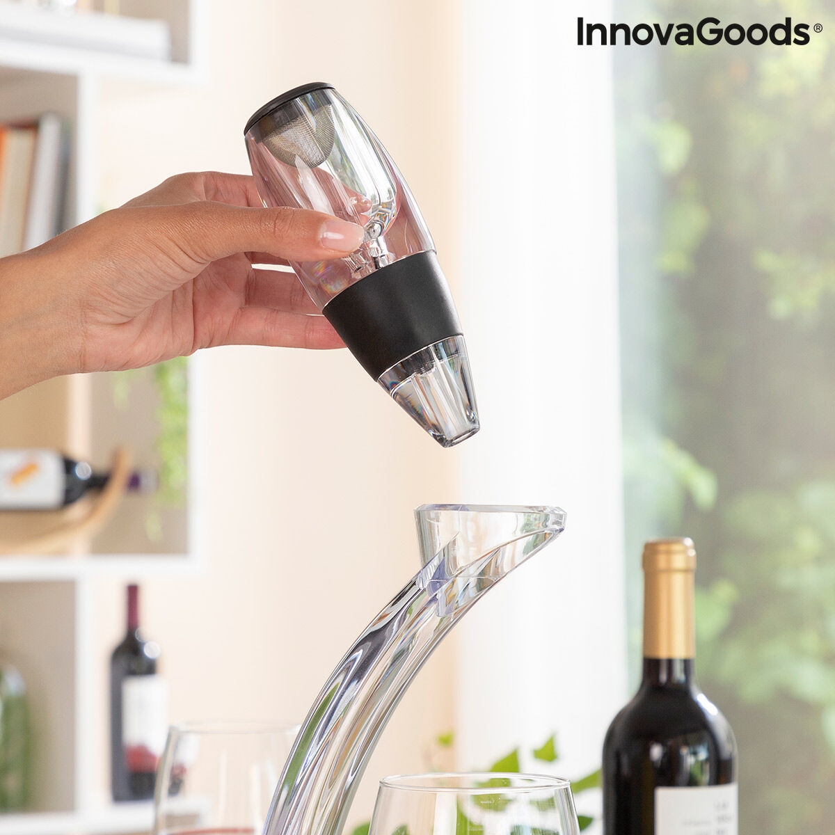 Professional Wine Aerator with Tower Stand and Non-Drip Base Winair