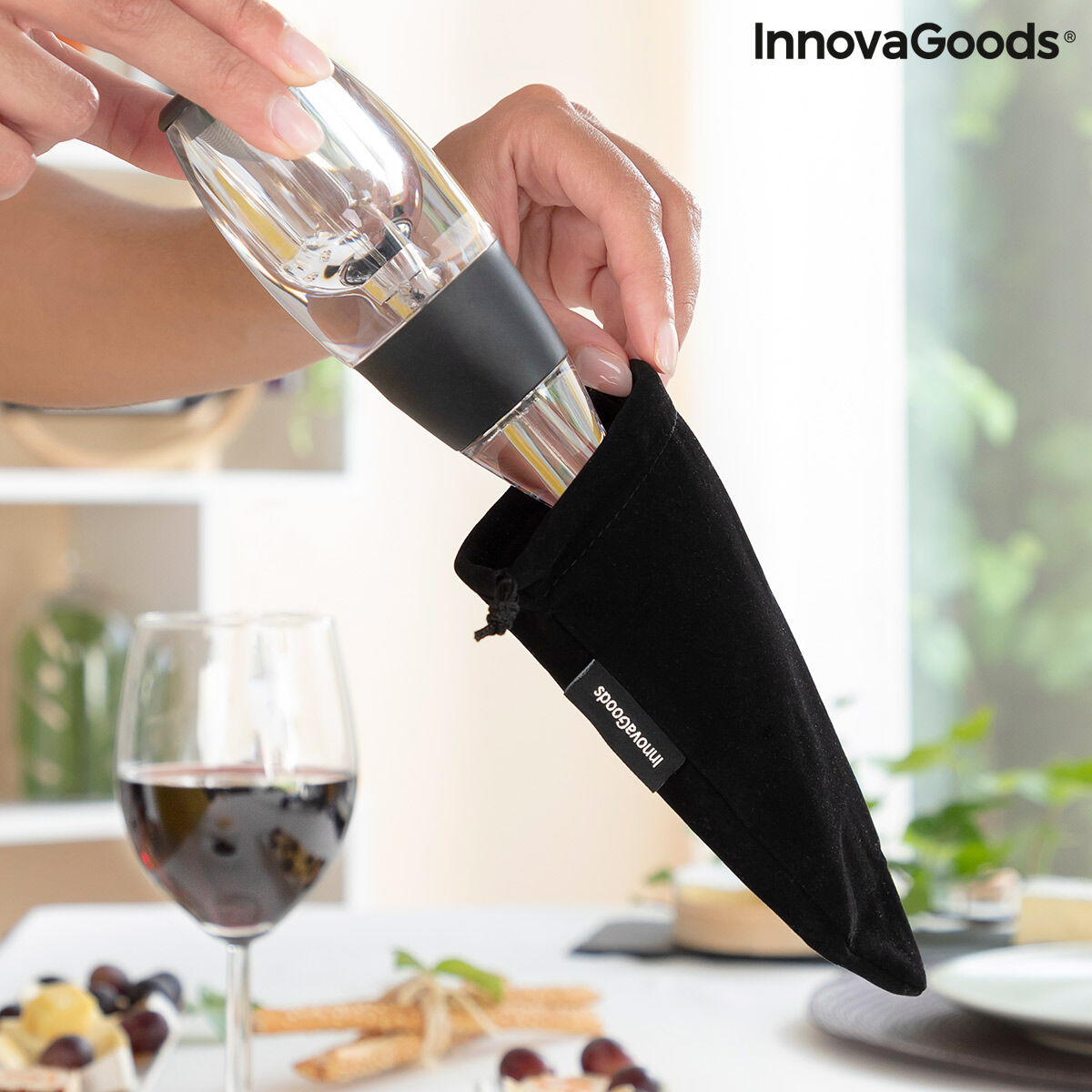 Professional Wine Aerator with Tower Stand and Non-Drip Base Winair