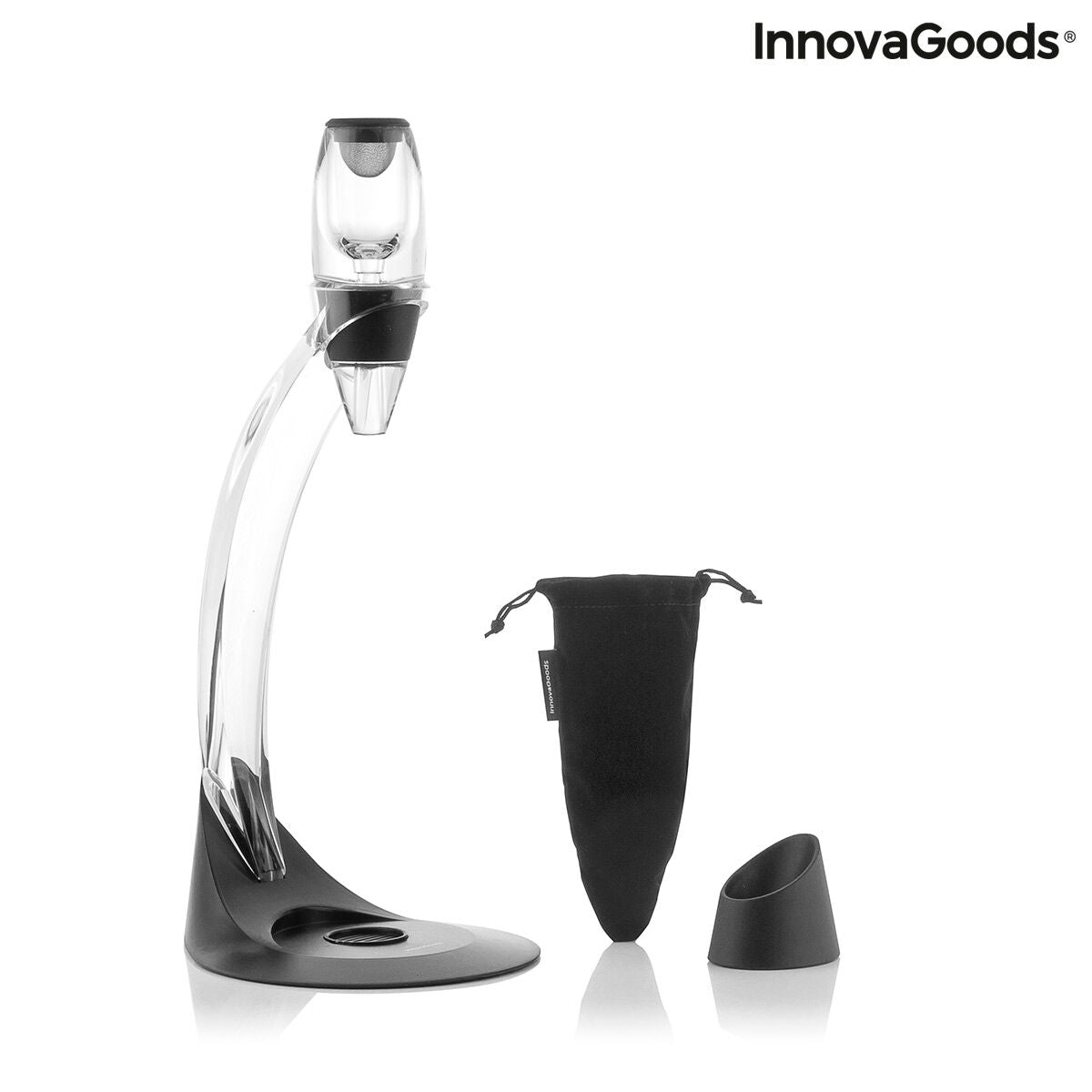 Professional Wine Aerator with Tower Stand and Non-Drip Base Winair