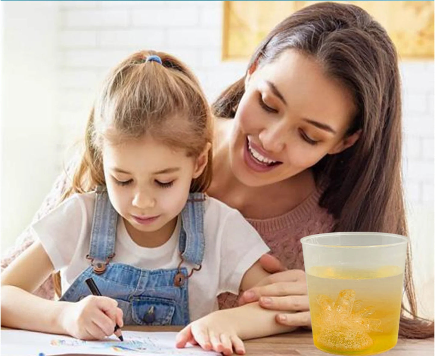 Crystal growing model, science kit, a variety of colors of crystal selection, educational STEM toys, gifts for boys and girls