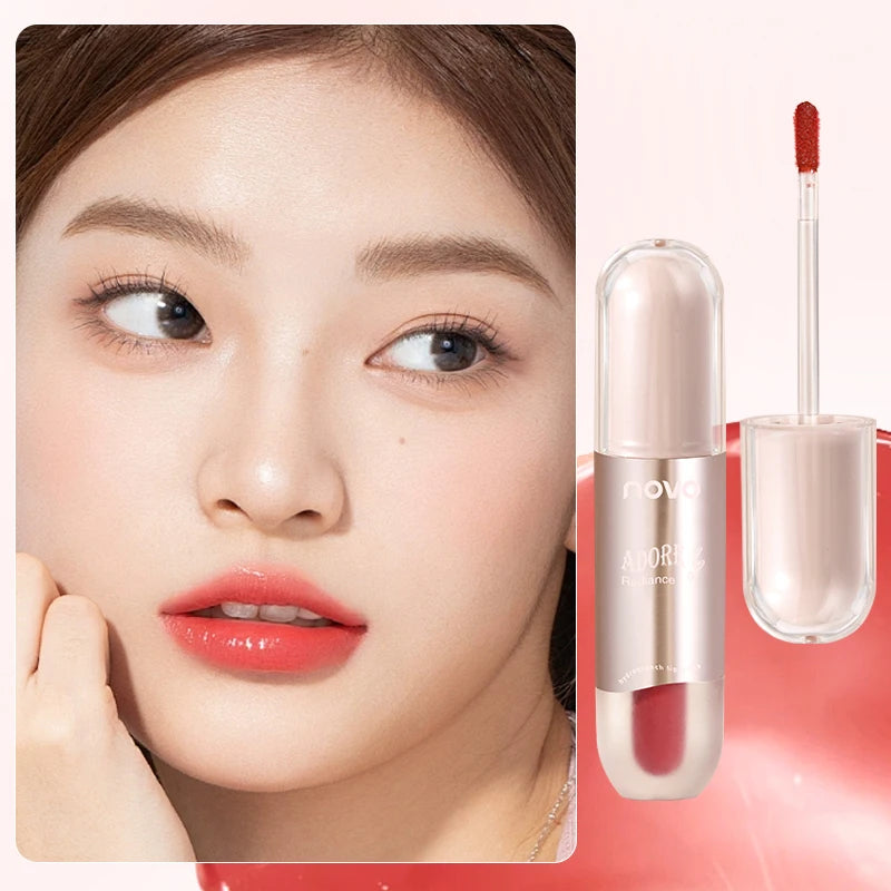 Glossy Lip Gloss, Long-Lasting Mirror Hydrating Liquid Lipstick, Waterproof, Non Stick, High Gloss,Lightweightand Silky Texture