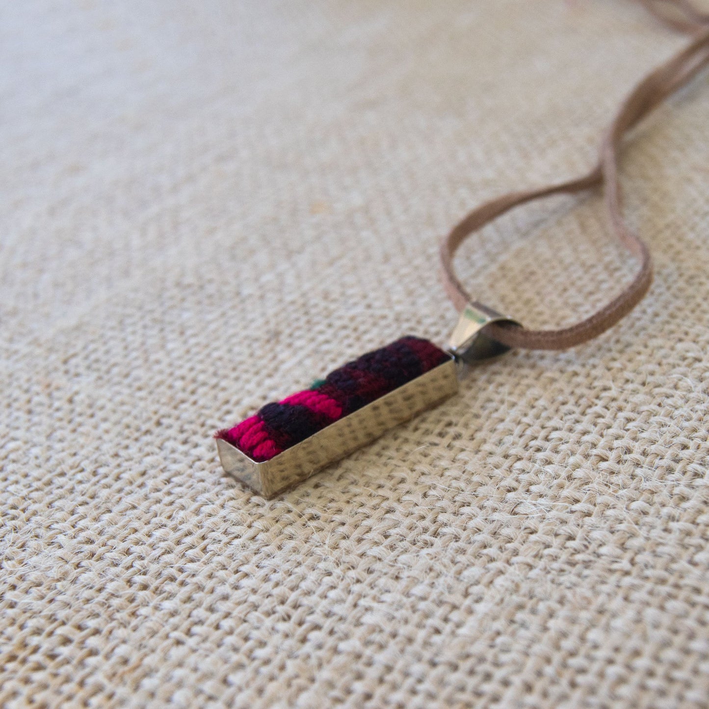 Folk Long Pendant Necklace.
