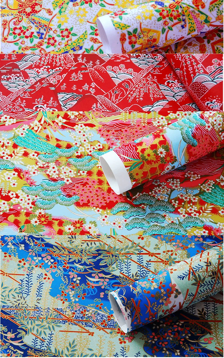 21x28cm Japanese Origami Folding Paper Handcraft Art Work Gift Wrapping Paper Packing Paper 20 Sheets