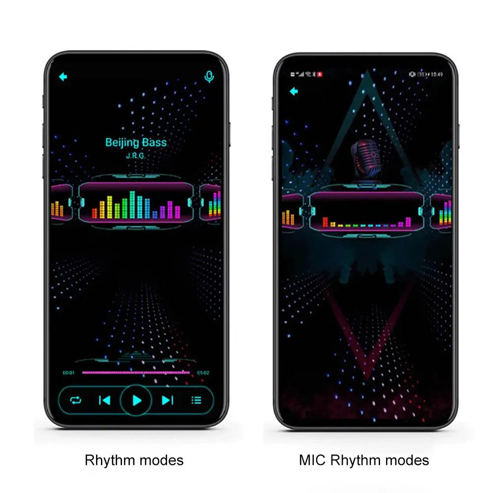 Shining LED Glasses Luminous Futuristic Electronic Visor Glasses Bluetooth Light Up Glasses Halloween Bar Performance Prop APP