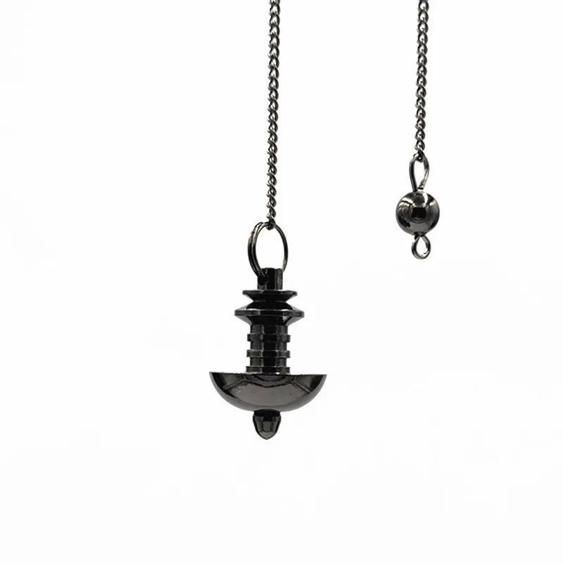 pendulum pendant male Dowsing Healing Metal Dowsing Pendulum Copper Pendent Pendulum for Reiki Healing Divinatio