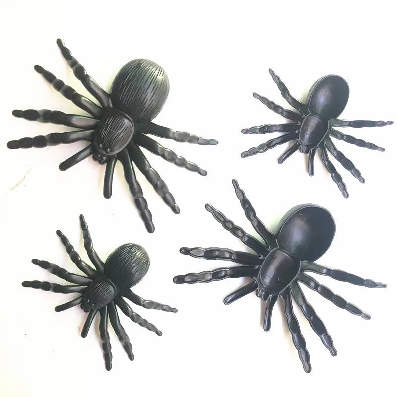 Black Spider Halloween Decoration Supplies Festival Supplies Funny Prank Toys Useful Decoration Realistic Prop
