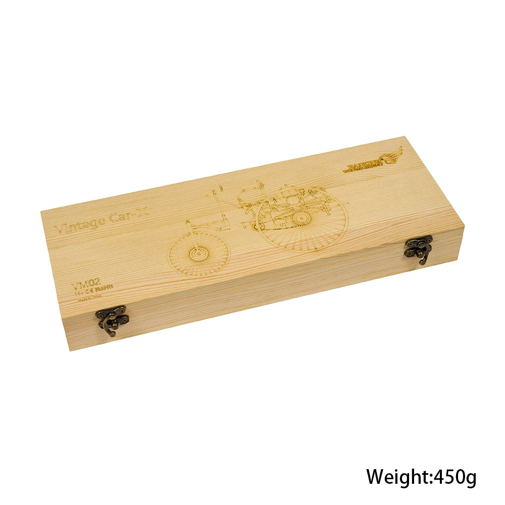 Wooden Toys Building DIY Craft Wood Furnishing Christmas Gift Present Static Model Kit Car Vintage II