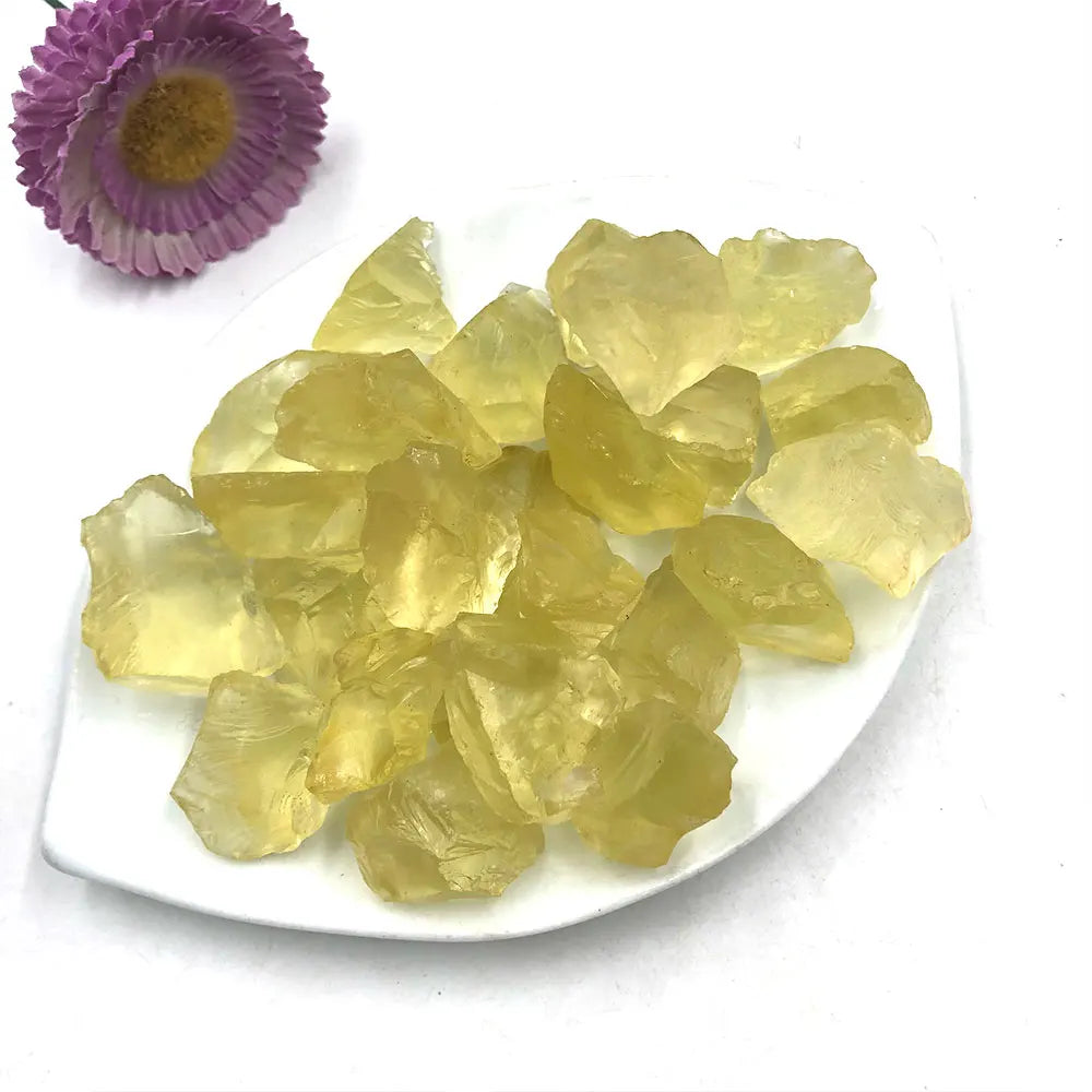 MagicCrystals 1pc Citrine Natural Stone Raw Crystals and Stones Healing Rock Minerales Crystal Home Decorations Room Decor Gift