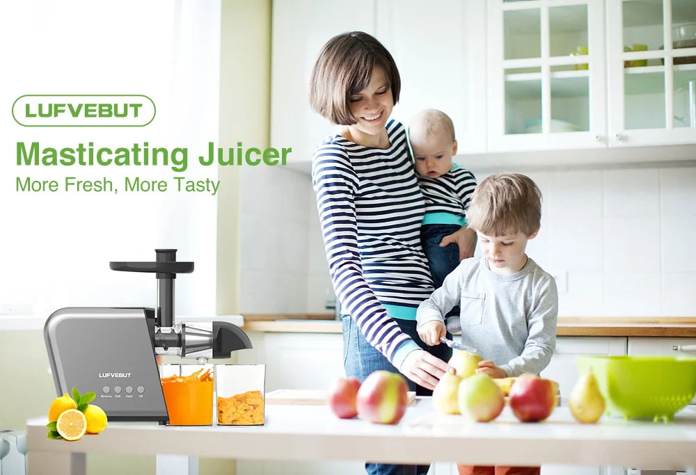 Hot Sale 250W Slow Juicer Extractor for Vegetable and Fruit Screw Cold Press Fresh Beet Juice Electric Blender Home Appliance