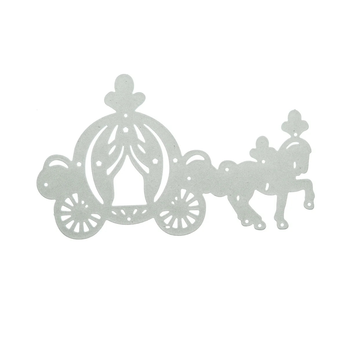 For Scrapbooking Carriage Pattern Metal Cutting Dies DIY Memory Card Photo Album Clipart Paper Art Work Decorating