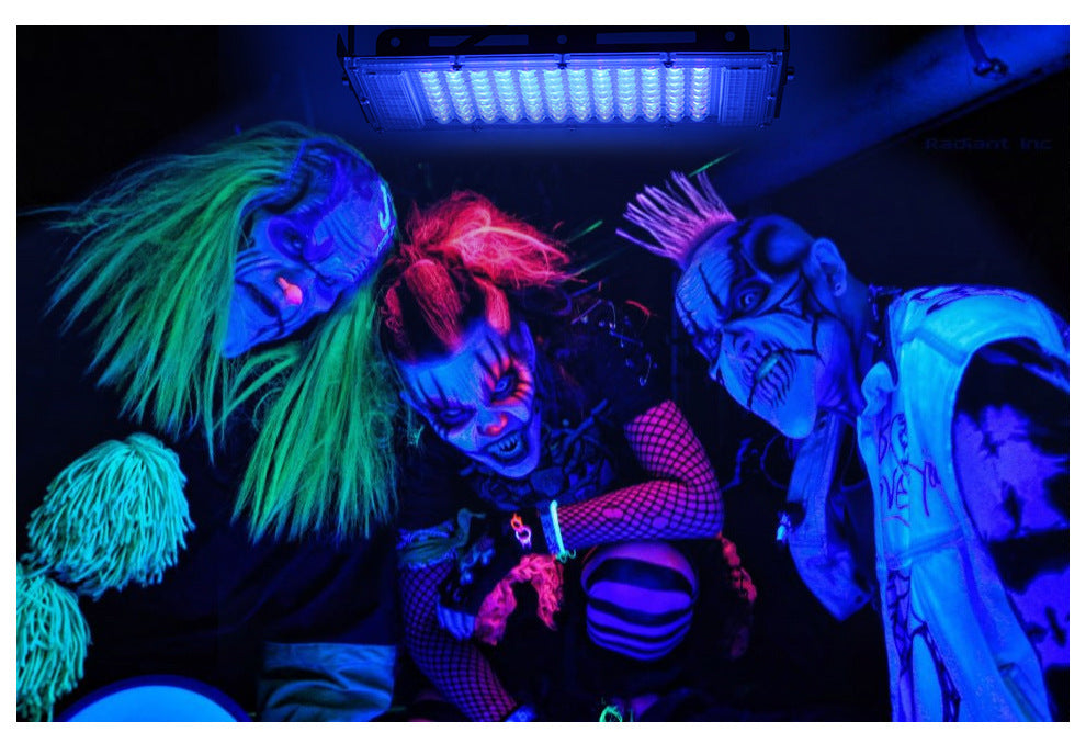 ALIEN 50W 100W LED UV Black Lights Stage Blacklight Ultraviolet Flood Effect Light for Halloween Xmas Dance DJ Disco Party Bar