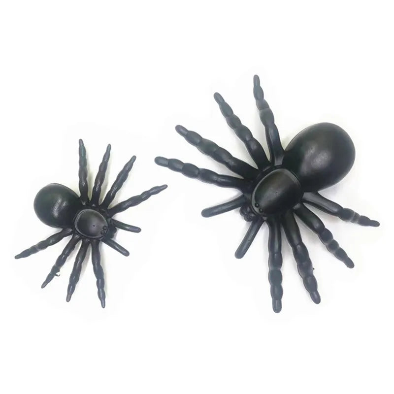 Black Spider Halloween Decoration Supplies Festival Supplies Funny Prank Toys Useful Decoration Realistic Prop