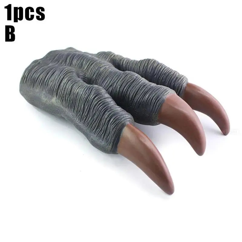 Dinosaur Claw Gloves Cosplay Jurassic Play Model Halloween Werewolf Trick Children Toys Kids Party Gift Prop Hands Q4H5
